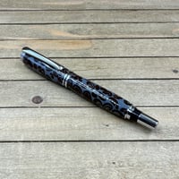Image 3 of Handcrafted Coffee Bean Rollerball Pen in Gray Resin