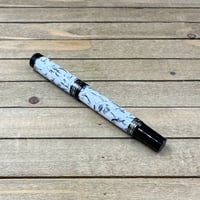 Image 6 of Handmade Fractured Snow White Rollerball Pen