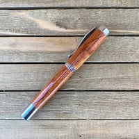 Image 6 of Handmade Segmented Wood Rollerball Pen with Red Oak, Mesquite, Walnut and Maple Wood