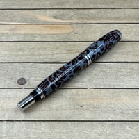 Image 5 of Handcrafted Coffee Bean Rollerball Pen in Gray Resin