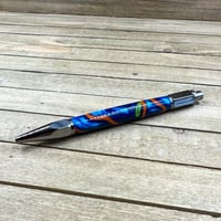 Image 7 of Handmade Vertex Ballpoint Pen with Colorful Acrylic