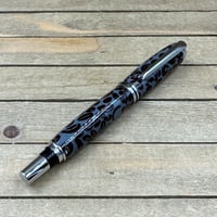 Image 6 of Handcrafted Coffee Bean Rollerball Pen in Gray Resin