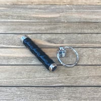 Image 8 of Construction rebar toothpick, money holder, or keepsake urn keychain