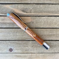 Image 8 of Handmade Segmented Wood Rollerball Pen with Red Oak, Mesquite, Walnut and Maple Wood