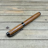 Image 9 of Bradford Pear Wood Fountain Pen – Handcrafted Introductory Fountain Pen with Medium-Fine Nib