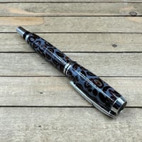 Image 8 of Handcrafted Coffee Bean Rollerball Pen in Gray Resin