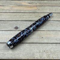 Image 9 of Handcrafted Coffee Bean Rollerball Pen in Gray Resin