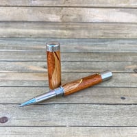 Image 10 of Handmade Segmented Wood Rollerball Pen with Red Oak, Mesquite, Walnut and Maple Wood