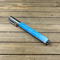 Image 1 of Ice Blue Acrylic Magnetic Cap Zen Style Fountain Pen