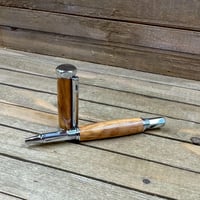 Image 1 of Handmade Bethlehem Olivewood Rollerball Pen