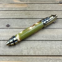 Image 4 of Handcrafted Pineapple Grenade Pen in Desert Military Camo Acrylic