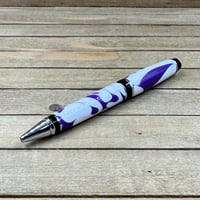 Image 5 of Handmade Purple and White Acrylic Cigar Pen