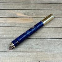 Image 6 of Handcrafted Blue Resin and Pinecone Rollerball Pen 