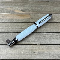 Image 6 of Icicle White Handmade Acrylic Rollerball Pen