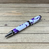 Image 7 of Handmade Purple and White Acrylic Cigar Pen