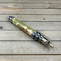 Image 9 of Handcrafted Pineapple Grenade Pen in Desert Military Camo Acrylic