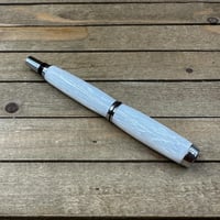Image 8 of Icicle White Handmade Acrylic Rollerball Pen