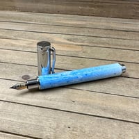 Image 10 of Ice Blue Acrylic Magnetic Cap Zen Style Fountain Pen