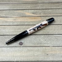 Image 1 of Handmade Laser Cut Tommy Gun Ballpoint Pen