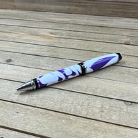 Image 10 of Handmade Purple and White Acrylic Cigar Pen
