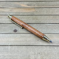 Image 2 of Handmade Texas Honey Mesquite Sketch Pencil with Gold Hardware