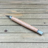 Image 2 of Handcrafted Red Oak Hobby Scalpel and Craft Knife