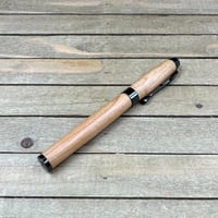 Image 2 of Handcrafted Virginia Cherry Fountain Pen with Gunmetal Hardware 