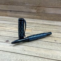 Image 1 of Knurled Rollerball Pen made with 3D Printed Honeycomb