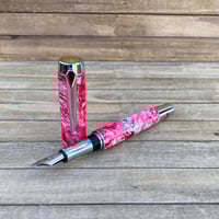 Image 1 of Large Alder Pinecone Fountain Pen with Medium Nib