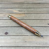 Image 3 of Handmade Texas Honey Mesquite Sketch Pencil with Gold Hardware