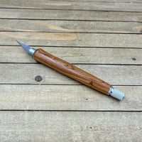 Image 2 of Handcrafted Reclaimed Bradford Pear Wood Hobby Knife