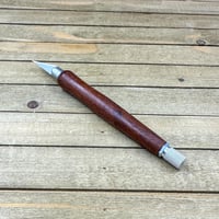 Image 3 of Handcrafted Mesquite Wood Hobby Knife