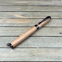 Image 3 of Handcrafted Virginia Cherry Fountain Pen with Gunmetal Hardware 