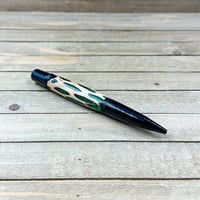 Image 4 of Cast Cholla Cactus Skeleton in Green and Black Resin