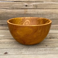 Image 2 of Hand Turned Mulberry Wood Bowl, Reclaimed West Texas Decor