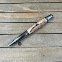 Image 3 of Rainbow Trout Pen on Curly Maple Wood