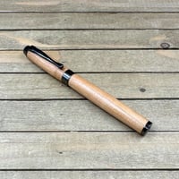 Image 4 of Handcrafted Virginia Cherry Fountain Pen with Gunmetal Hardware 