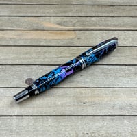 Image 6 of Confetti Resin Rollerball Pen, Handmade Junior Gentleman Style