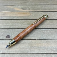 Image 5 of Handmade Texas Honey Mesquite Sketch Pencil with Gold Hardware