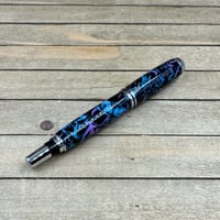 Image 7 of Confetti Resin Rollerball Pen, Handmade Junior Gentleman Style