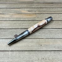 Image 4 of Rainbow Trout Pen on Curly Maple Wood