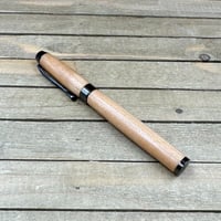 Image 5 of Handcrafted Virginia Cherry Fountain Pen with Gunmetal Hardware 