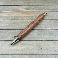 Image 6 of Handmade Texas Honey Mesquite Sketch Pencil with Gold Hardware