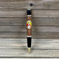 Image 6 of Handmade Mesquite Wood Ballpoint Pen Cast with La Gloria Cubana Cigar Label