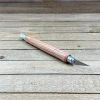Image 7 of Handcrafted Red Oak Hobby Scalpel and Craft Knife