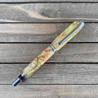 Image 4 of Handcrafted Alumilite Acrylic Rollerball Pen in Sun Dance Swirl Resin