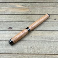 Image 6 of Handcrafted Virginia Cherry Fountain Pen with Gunmetal Hardware 