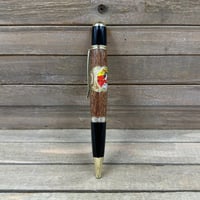 Image 7 of Handmade Mesquite Wood Ballpoint Pen Cast with La Gloria Cubana Cigar Label