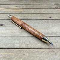 Image 7 of Handmade Texas Honey Mesquite Sketch Pencil with Gold Hardware