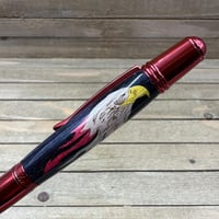 Image 7 of Handmade Laser Cut American Bald Eagle Ballpoint Pen